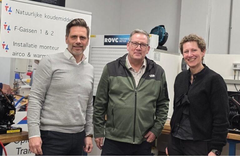 Afbeelding toont medewerkers van ROVC en TechTec, die gaan samenwerken.